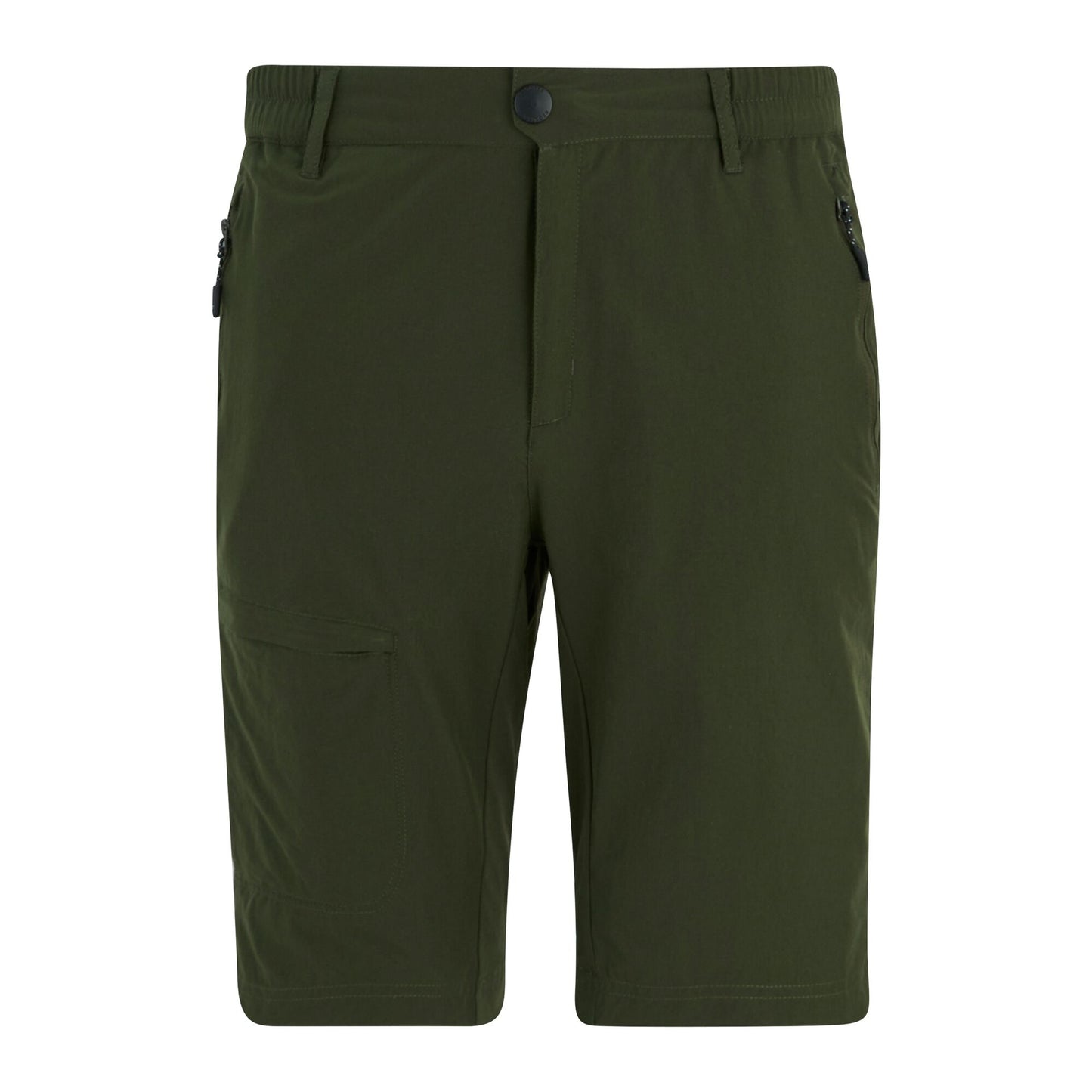 Dark Khaki - Front - Regatta Mens Highton II Long Length Walking Casual Shorts