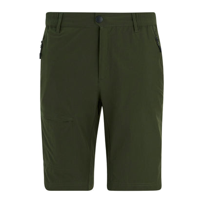 Dark Khaki - Front - Regatta Mens Highton II Long Length Walking Casual Shorts