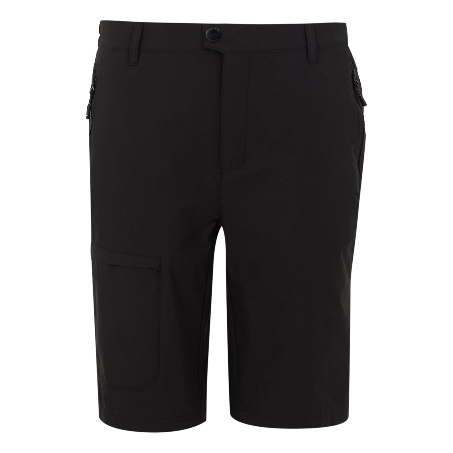 Black - Front - Regatta Mens Highton II Long Length Walking Casual Shorts