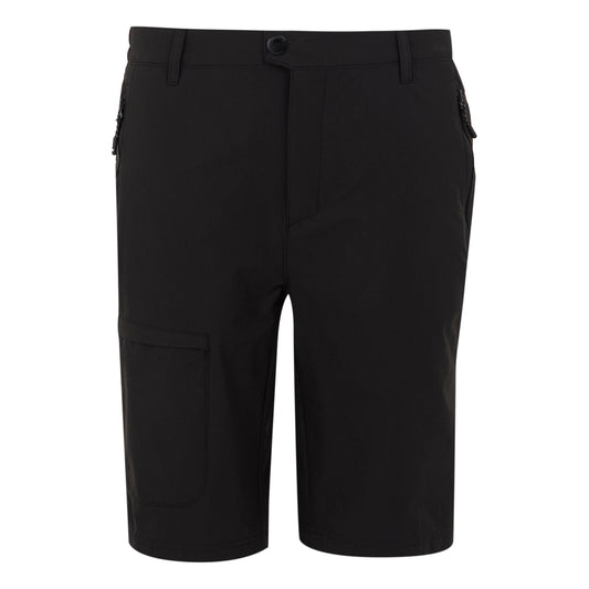 Black - Front - Regatta Mens Highton II Long Length Walking Casual Shorts