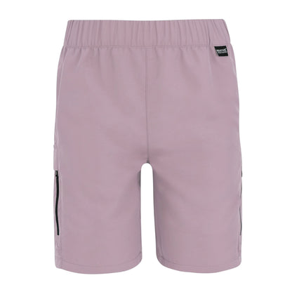 Powder Lilac - Front - Regatta Childrens-Kids Sorcer III Shorts