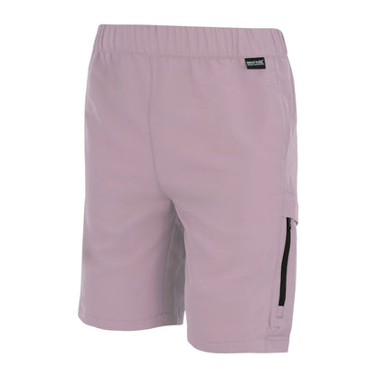 Powder Lilac - Side - Regatta Childrens-Kids Sorcer III Shorts