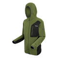 Nephrite Green-Black - Side - Regatta Mens Lakewright Full Zip Fleece Jacket