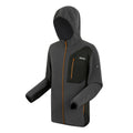 Ash-Black - Side - Regatta Mens Lakewright Full Zip Fleece Jacket