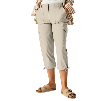 Light Vanilla - Lifestyle - Regatta Womens-Ladies Shorebella Capri Trousers