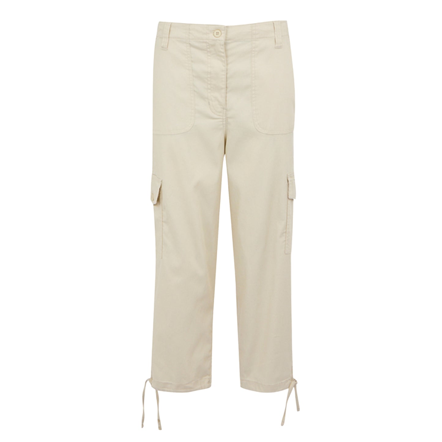 Light Vanilla - Front - Regatta Womens-Ladies Shorebella Capri Trousers