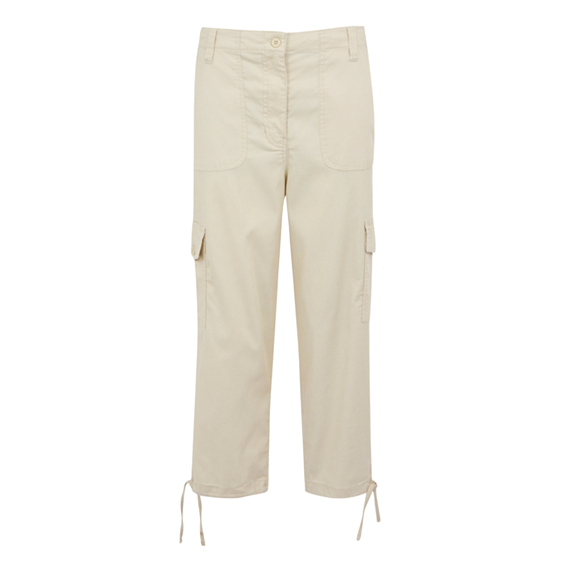 Light Vanilla - Front - Regatta Womens-Ladies Shorebella Capri Trousers