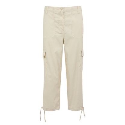 Light Vanilla - Front - Regatta Womens-Ladies Shorebella Capri Trousers