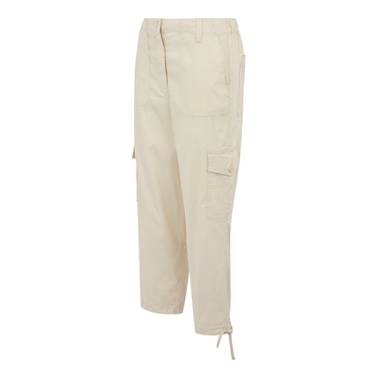 Light Vanilla - Side - Regatta Womens-Ladies Shorebella Capri Trousers