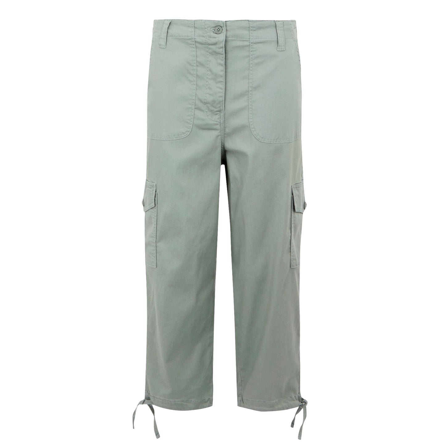 Glacier - Front - Regatta Womens-Ladies Shorebella Capri Trousers