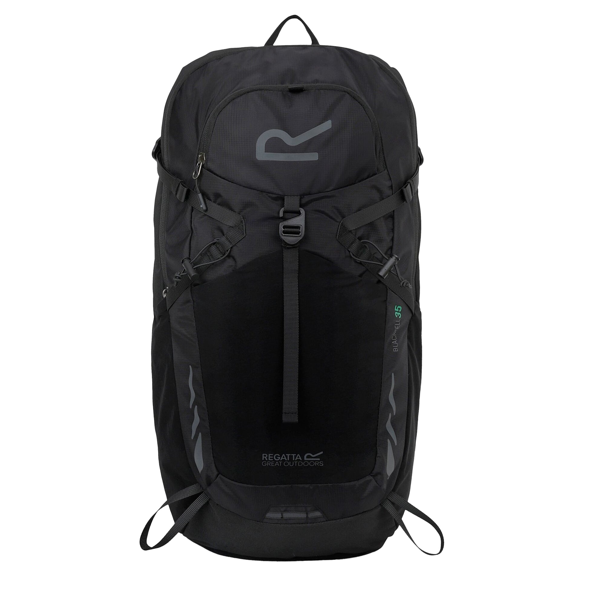 Black - Front - Regatta Blackfell IV 35L Backpack