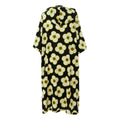 Black - Back - Regatta Womens-Ladies Orla Kiely II Spinning Flower Towelling Robe