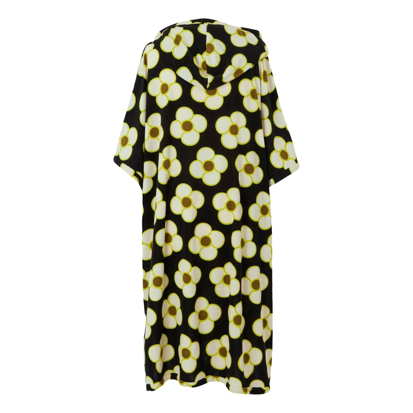 Black - Back - Regatta Womens-Ladies Orla Kiely II Spinning Flower Towelling Robe