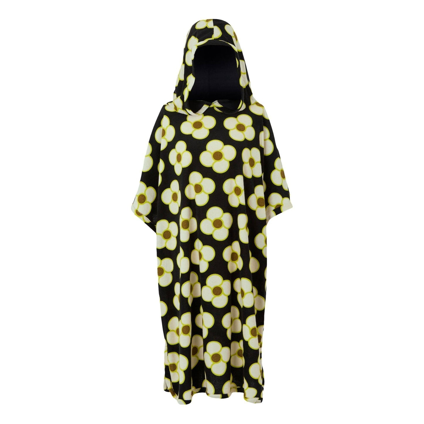 Black - Front - Regatta Womens-Ladies Orla Kiely II Spinning Flower Towelling Robe