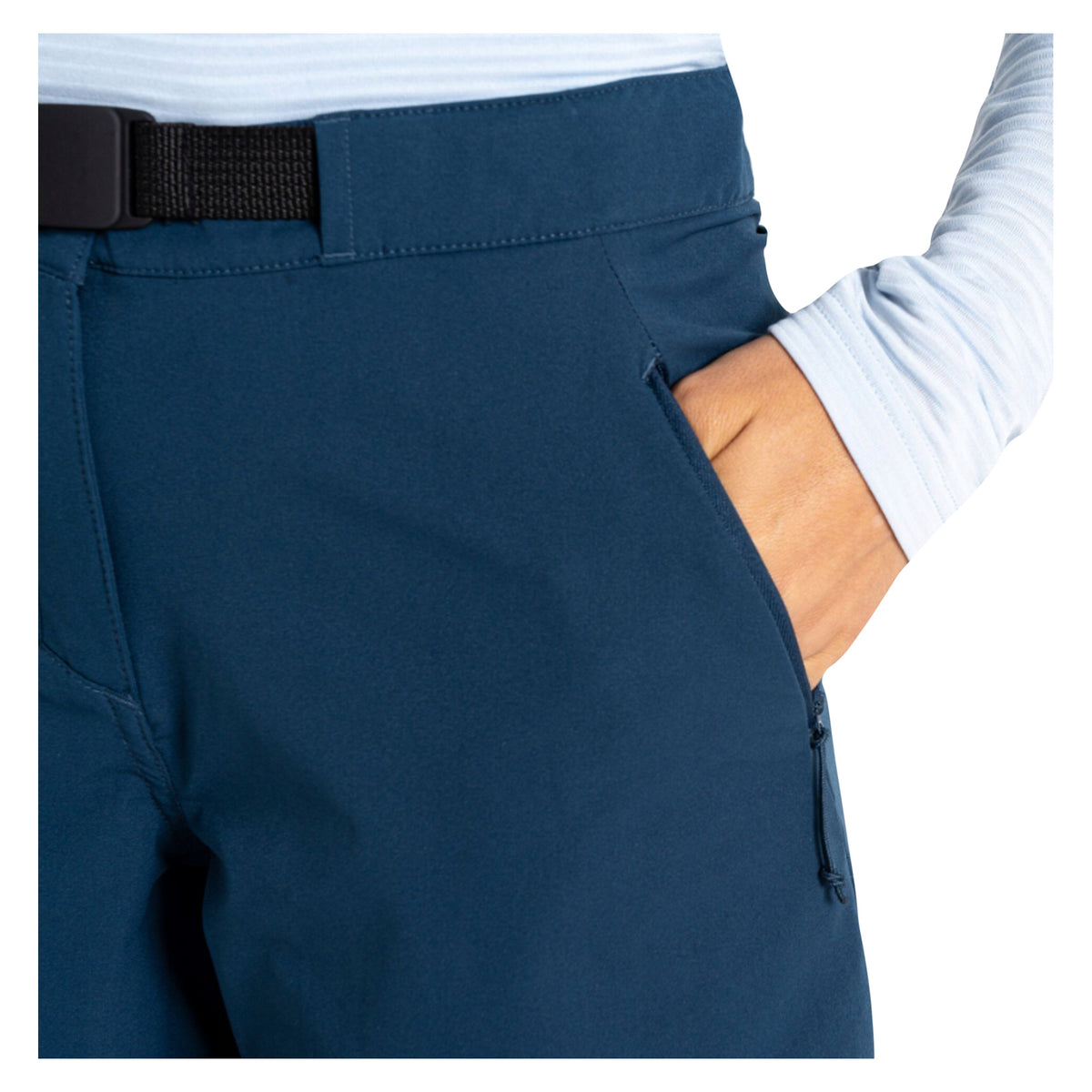 Black - Close up - Dare 2B Womens-Ladies Melodic Pro II Shorts