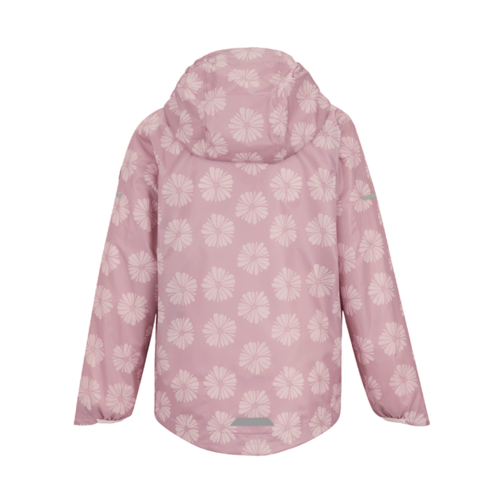 Powder Lilac-Pink Haze - Back - Regatta Childrens-Kids Lever II Camo Waterproof Jacket