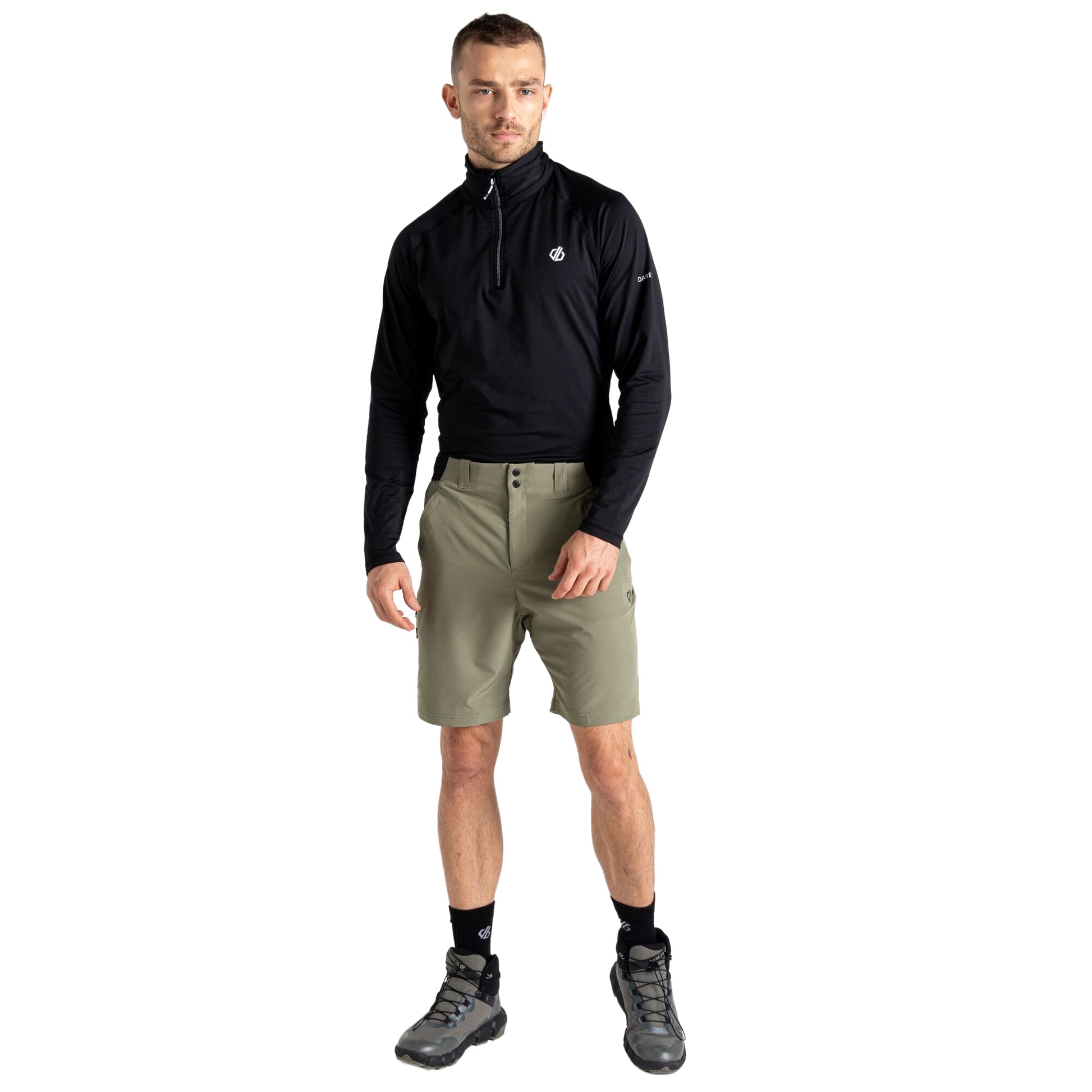 Olivine Green - Lifestyle - Dare 2B Mens Torrek II Walking Shorts