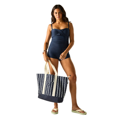 Navy - Pack Shot - Regatta Womens-Ladies Aceana III Tankini Top