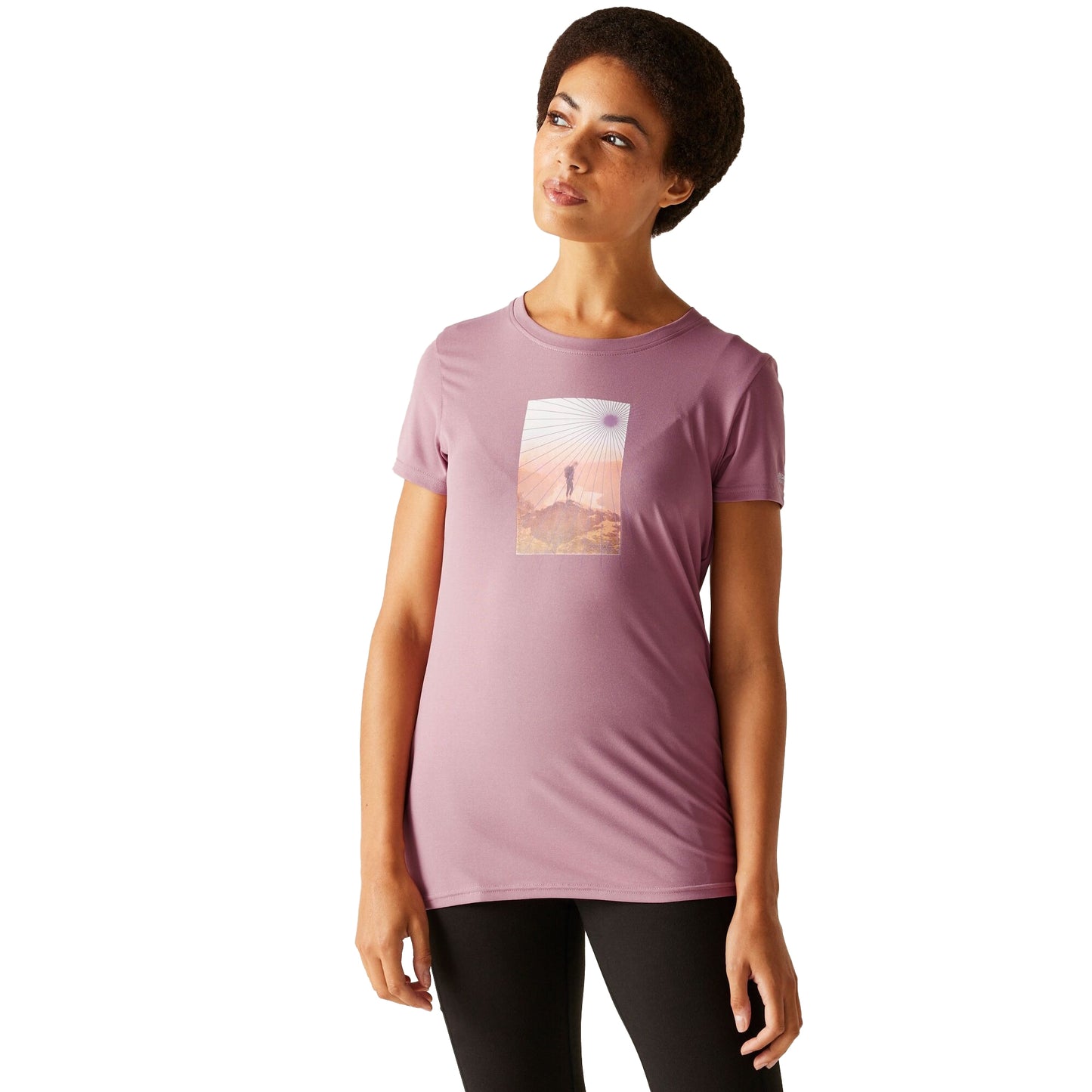 Lilas - Lifestyle - Regatta Womens-Ladies Fingal Sunburst Stretch T-Shirt