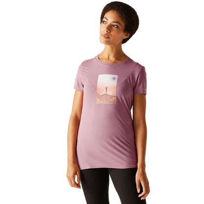 Lilas - Lifestyle - Regatta Womens-Ladies Fingal Sunburst Stretch T-Shirt