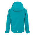 Exotic Plume-Aruba Blue - Back - Regatta Childrens-Kids Acidity VIII Soft Shell Jacket
