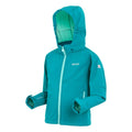 Exotic Plume-Aruba Blue - Side - Regatta Childrens-Kids Acidity VIII Soft Shell Jacket
