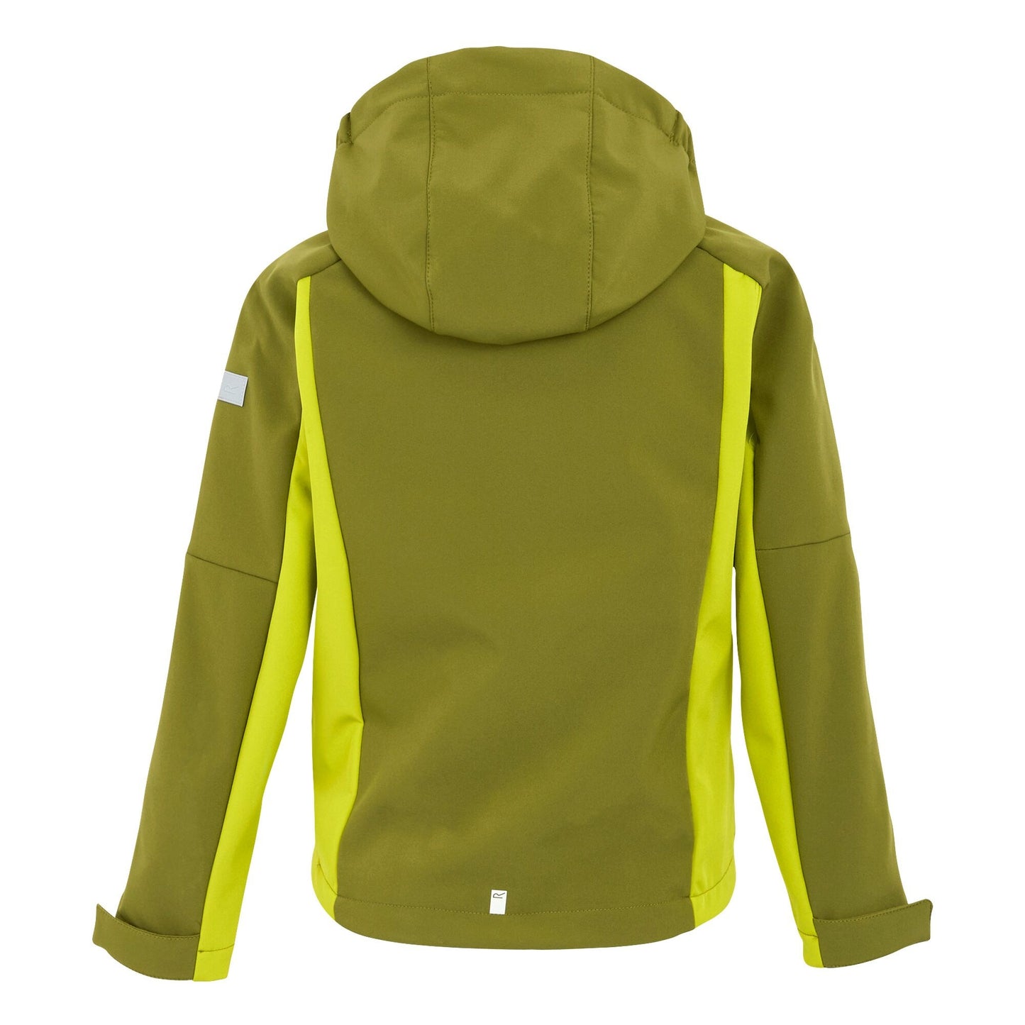 Nephrite Green-Grenoble Green - Back - Regatta Childrens-Kids Acidity VIII Soft Shell Jacket