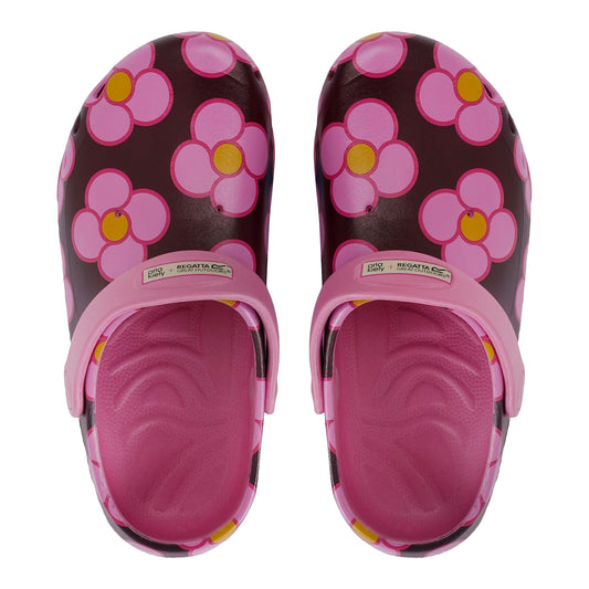 Morello - Front - Regatta Childrens-Kids Orla Kiely Clogs
