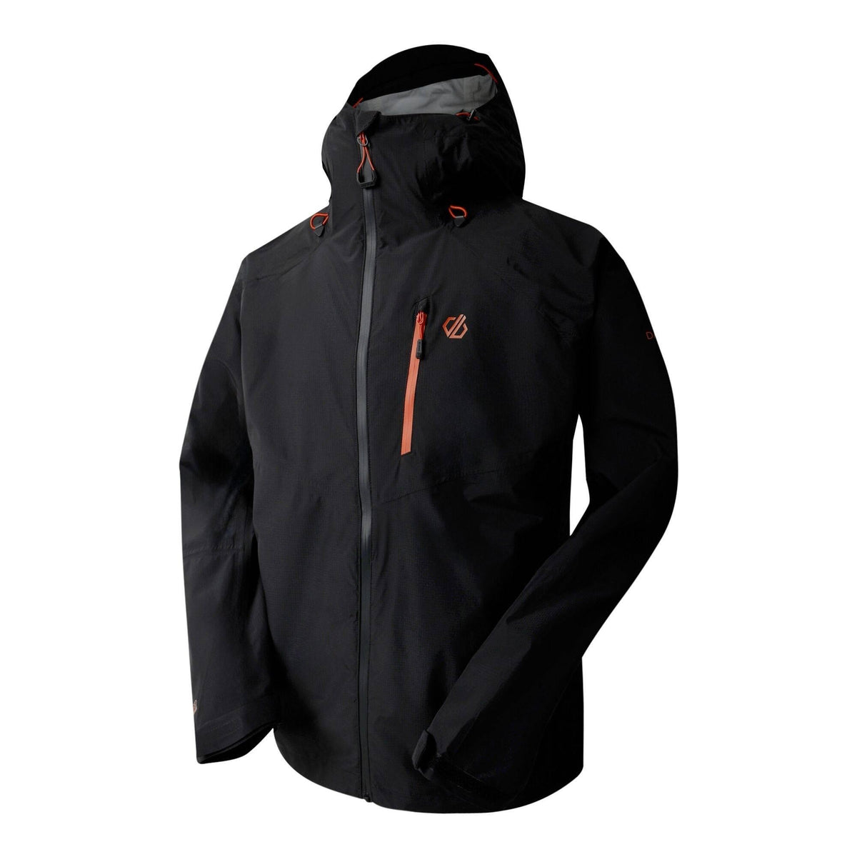 Black - Side - Dare 2B Mens Breathe Out Waterproof Jacket