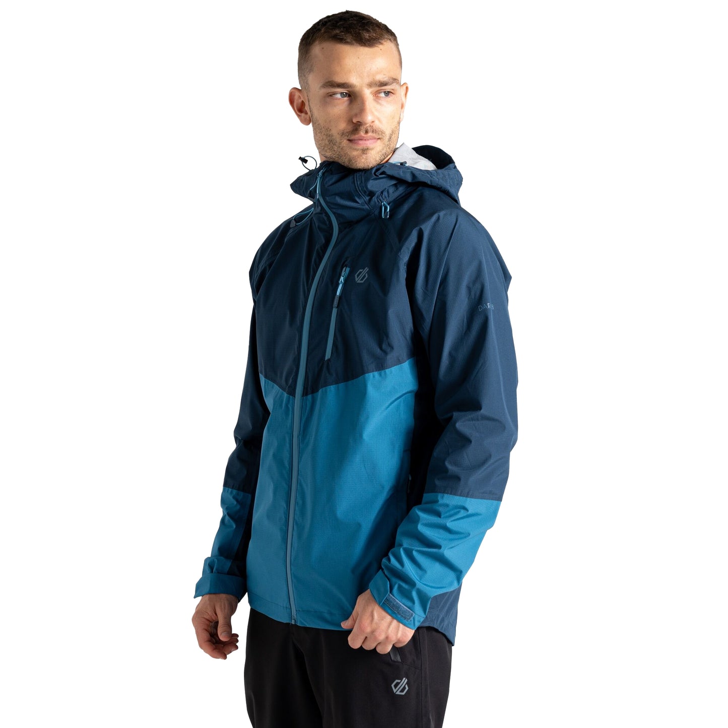 Moonlight Denim-Blue Steel - Lifestyle - Dare 2B Mens Breathe Out Waterproof Jacket