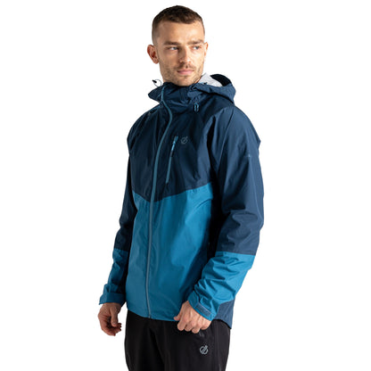 Moonlight Denim-Blue Steel - Lifestyle - Dare 2B Mens Breathe Out Waterproof Jacket