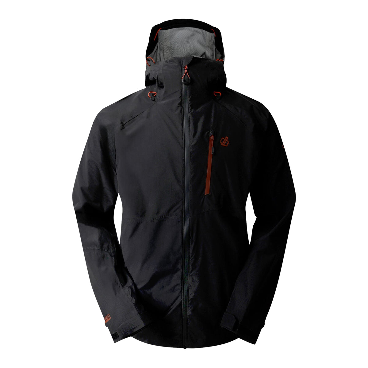 Black-Arabian Spice - Front - Dare 2B Mens Breathe Out Waterproof Jacket