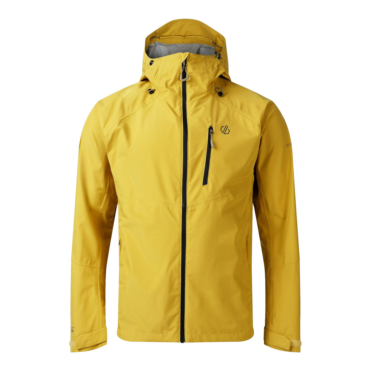 Oil Yellow - Front - Dare 2B Mens Breathe Out Waterproof Jacket