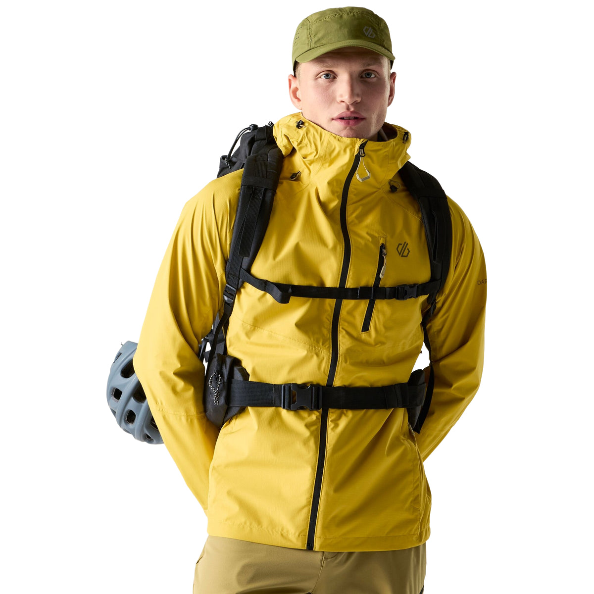 Oil Yellow - Lifestyle - Dare 2B Mens Breathe Out Waterproof Jacket