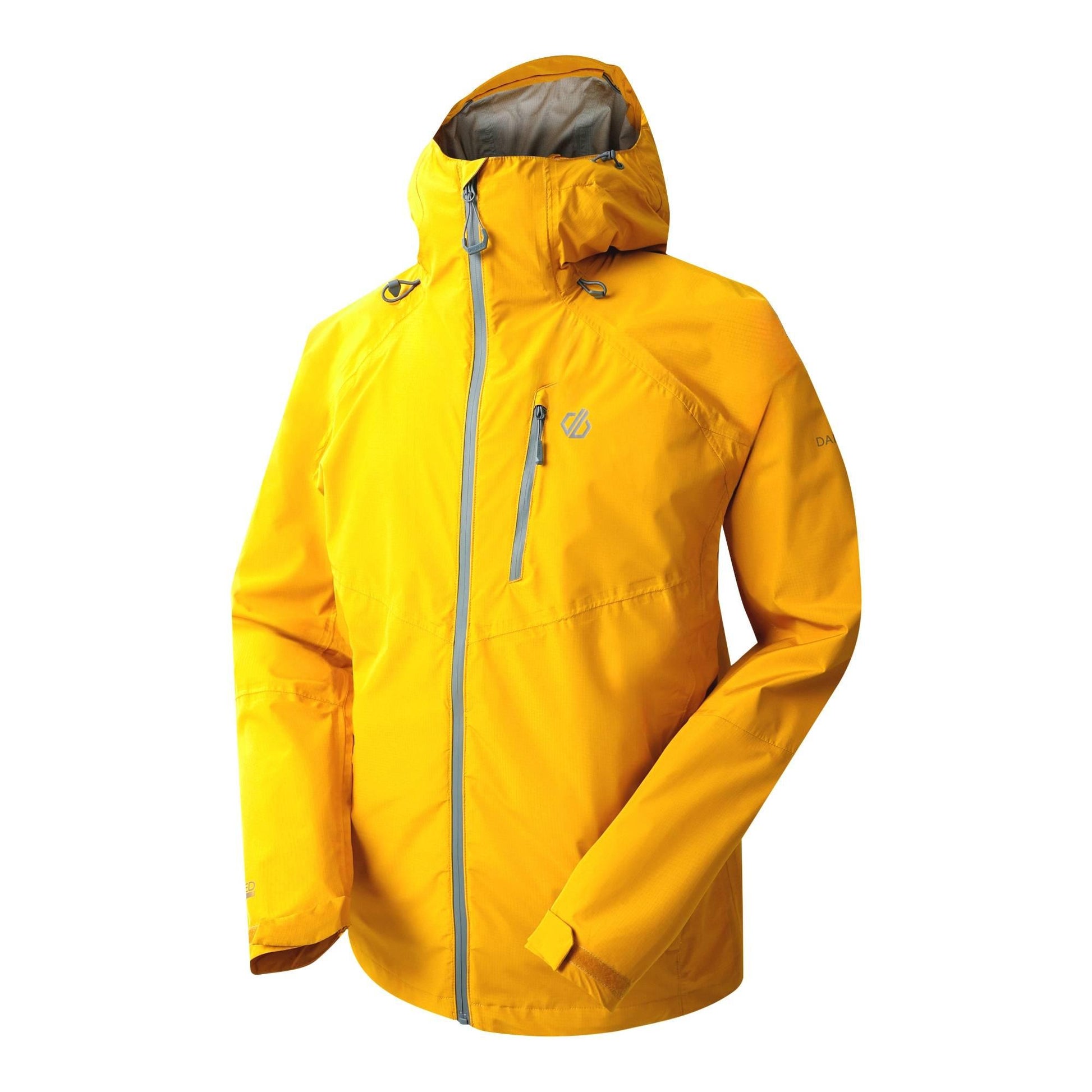 Yellow Gold - Side - Dare 2B Mens Breathe Out Waterproof Jacket