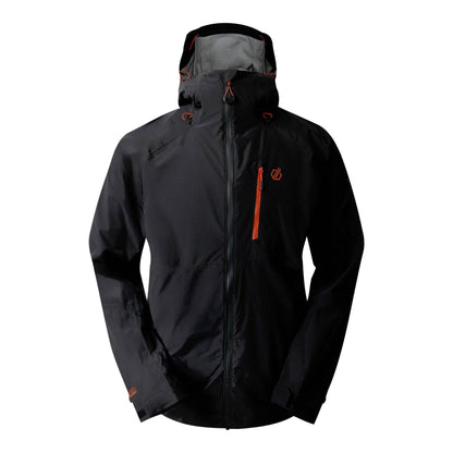 Black - Front - Dare 2B Mens Breathe Out Waterproof Jacket