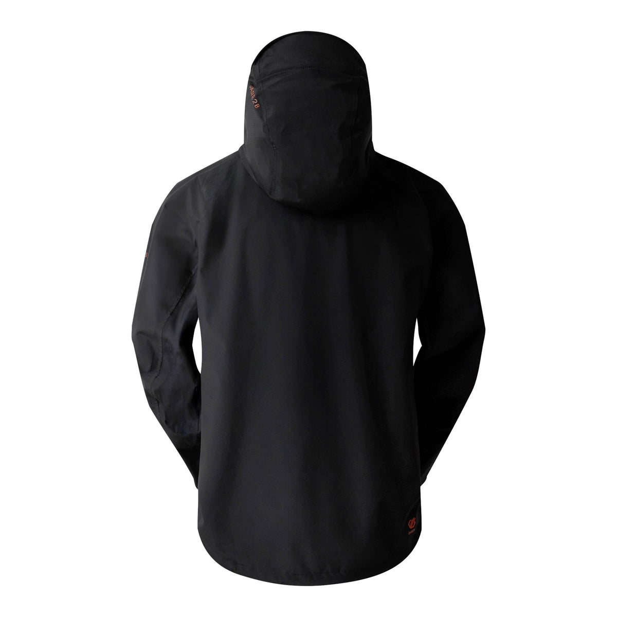 Black - Back - Dare 2B Mens Breathe Out Waterproof Jacket