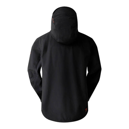 Black - Back - Dare 2B Mens Breathe Out Waterproof Jacket