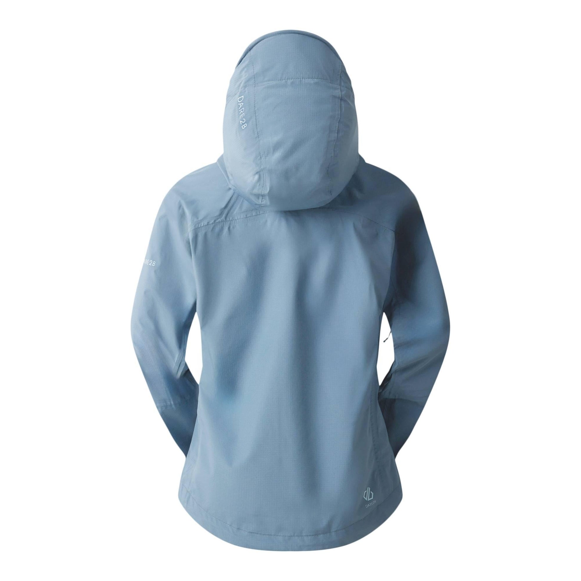 Element Grey - Back - Dare 2B Womens-Ladies Breathe Easy Waterproof Jacket