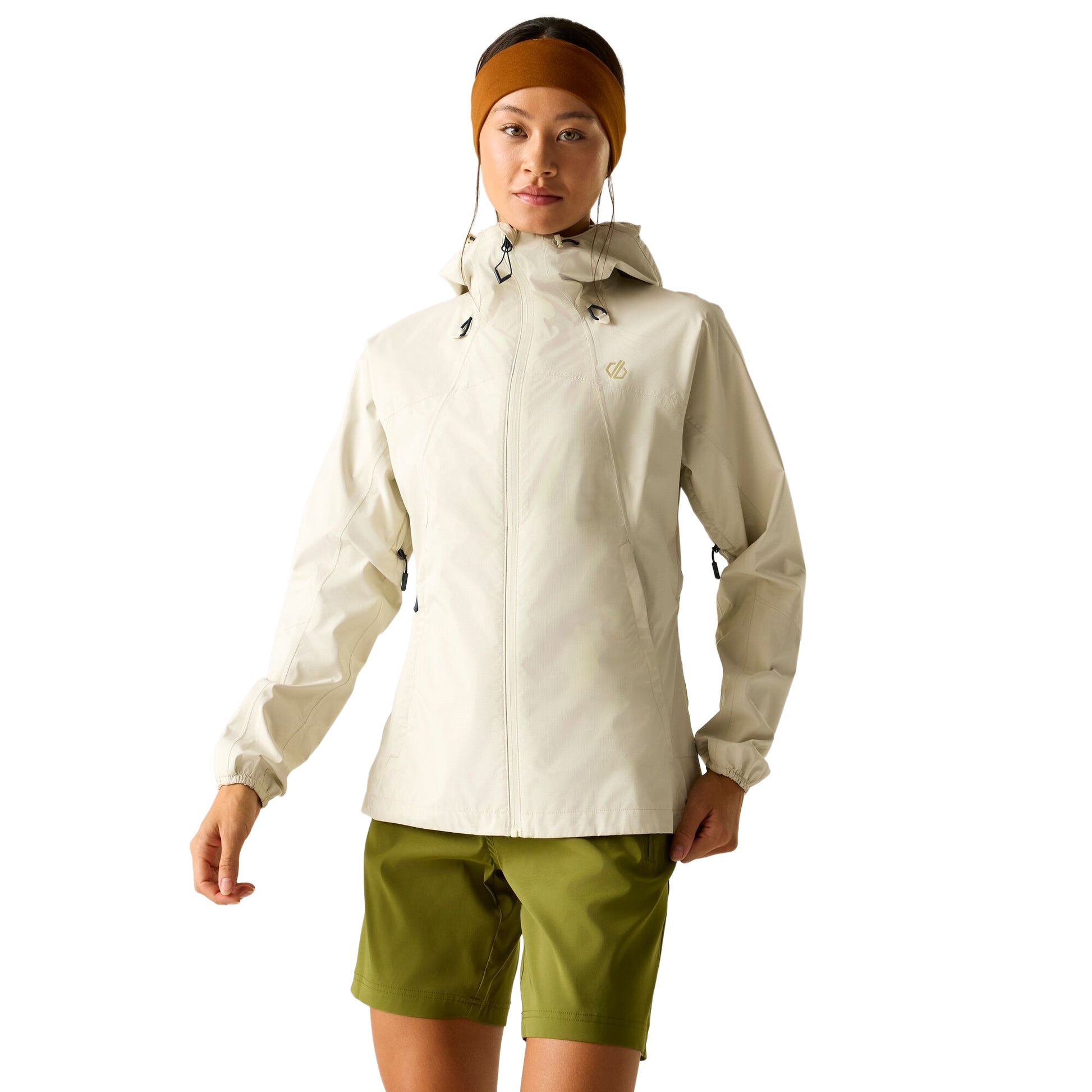 Almond Milk - Lifestyle - Dare 2B Womens-Ladies Breathe Easy Waterproof Jacket