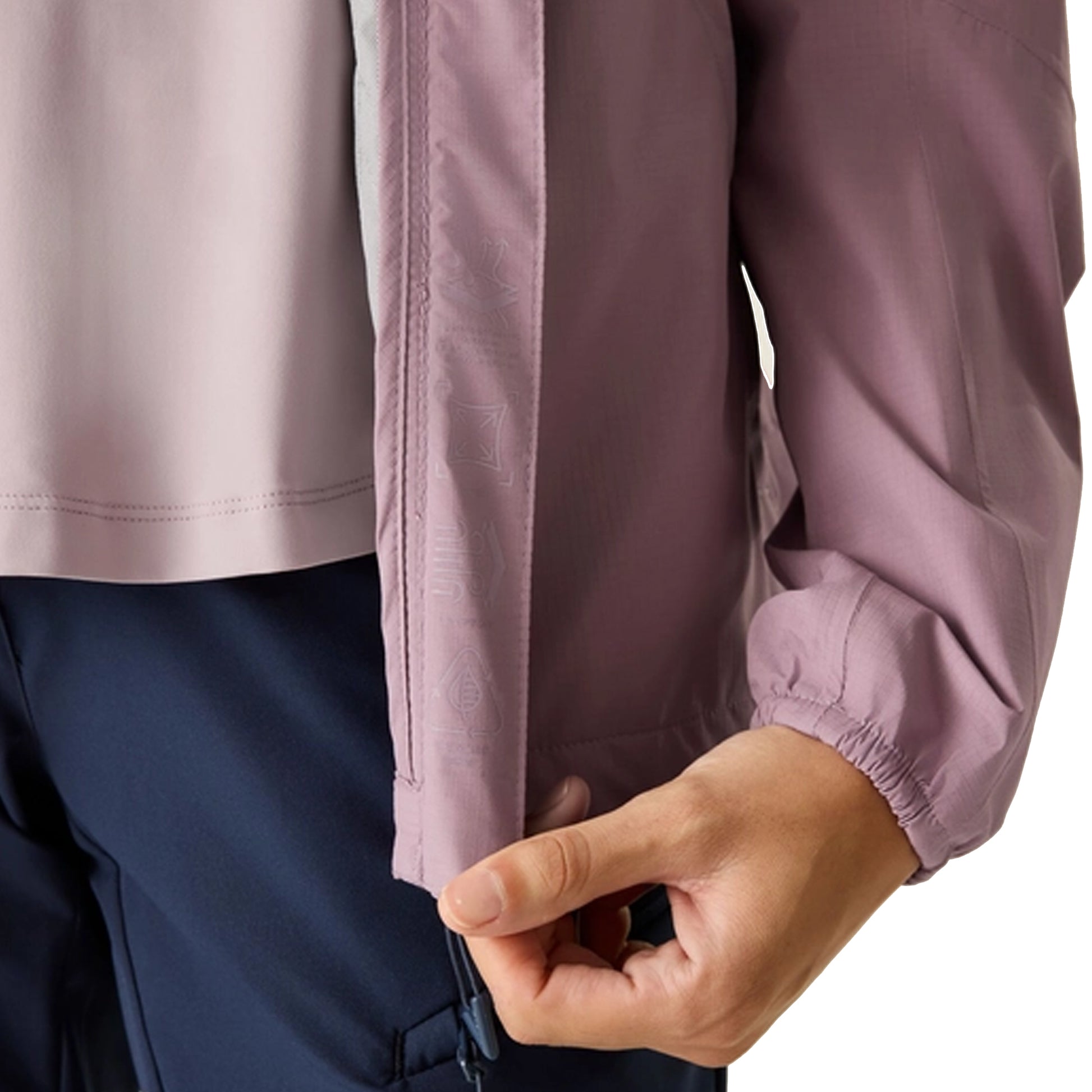Dusky Orchid - Lifestyle - Dare 2B Womens-Ladies Breathe Easy Waterproof Jacket