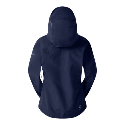 Navy - Back - Dare 2B Womens-Ladies Breathe Easy Waterproof Jacket