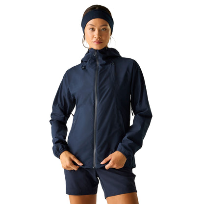 Navy - Side - Dare 2B Womens-Ladies Breathe Easy Waterproof Jacket