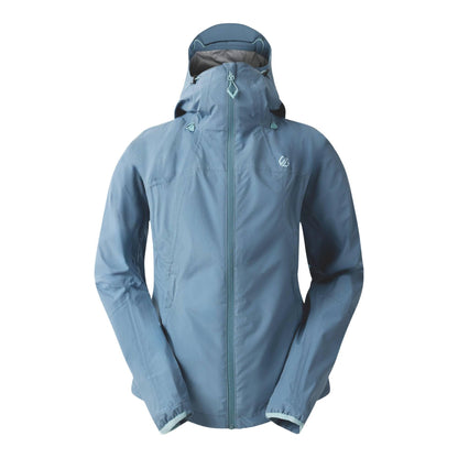 Element Grey - Front - Dare 2B Womens-Ladies Breathe Easy Waterproof Jacket