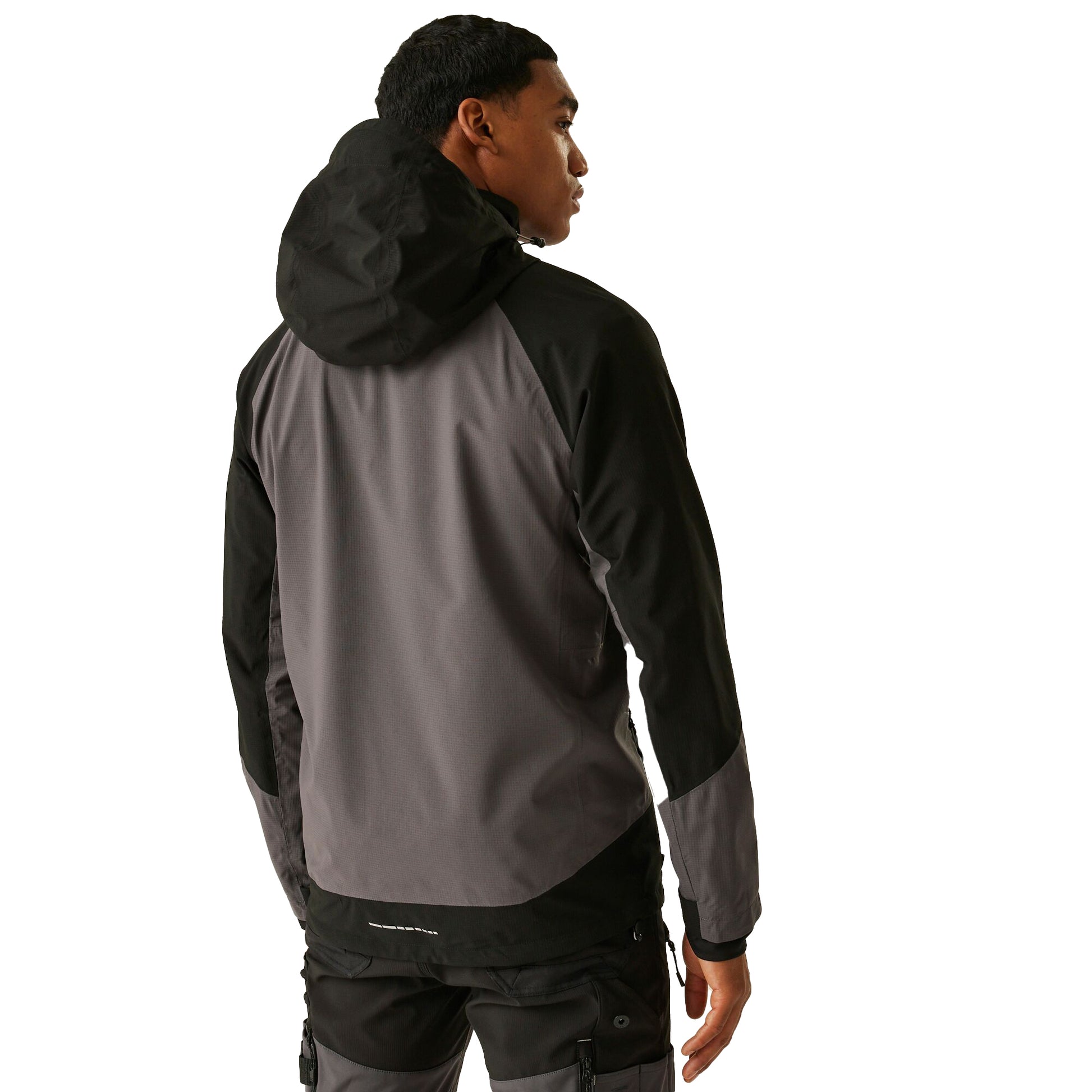 Slate Grey-Black - Lifestyle - Regatta Professional Unisex Adult Waterproof Stretch Shell Jacket