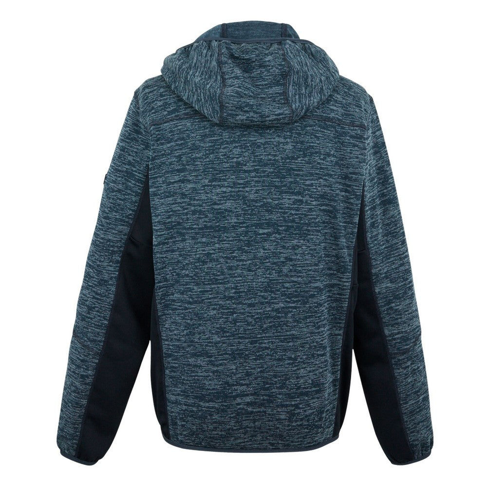 Moonlight Denim-Navy Marl - Back - Regatta Mens Alven Full Zip Fleece Jacket