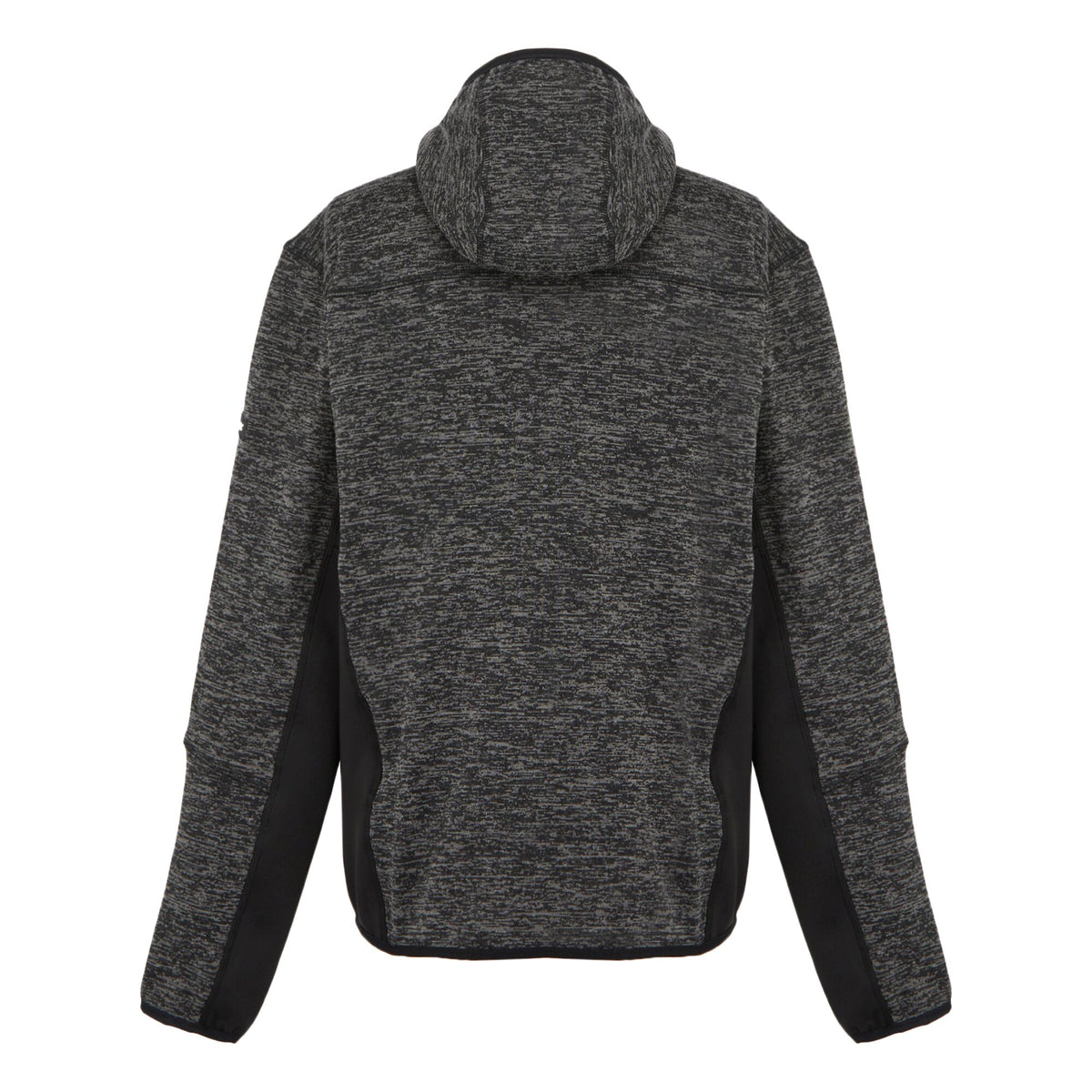 Ash Marl-Black - Back - Regatta Mens Alven Full Zip Fleece Jacket
