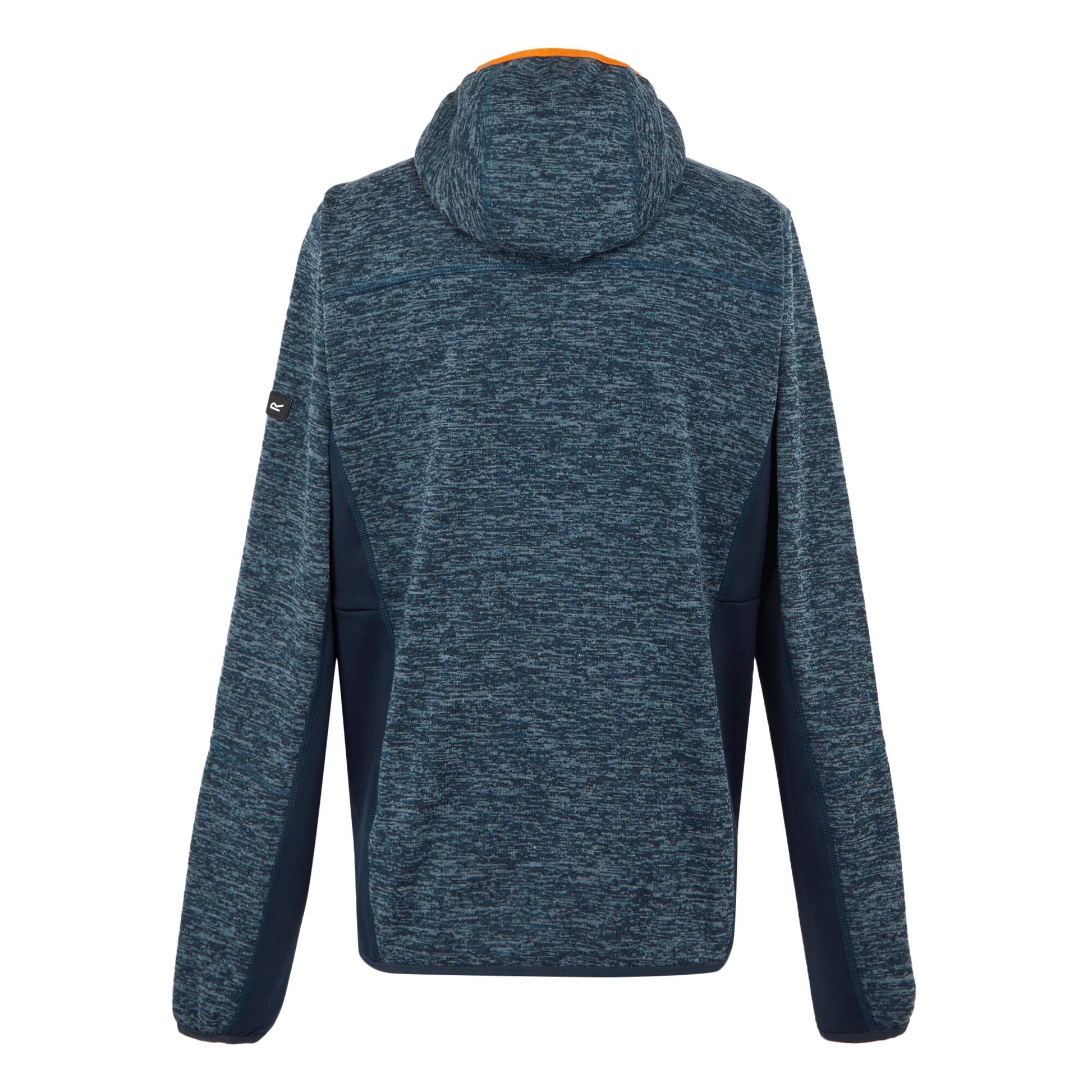 Moonlight Denim-Navy Marl - Pack Shot - Regatta Mens Alven Full Zip Fleece Jacket