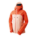 Burnt Sienna-Shrimp - Side - Dare 2B Womens-Ladies Diverging Waterproof Jacket