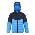 Elysium Blue-Navy - Lifestyle - Regatta Childrens-Kids Hillpack III Hooded Jacket